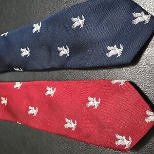 2 Michael Bruce Red&Navy, Eagle Tie 